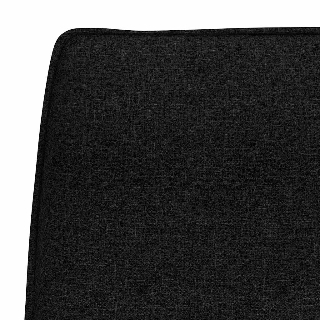 vidaXL Bench Black 100x75x76 cm Fabric