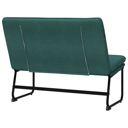 vidaXL Bench Dark Green 100x75x76 cm Fabric