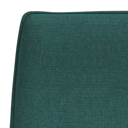 vidaXL Bench Dark Green 100x75x76 cm Fabric