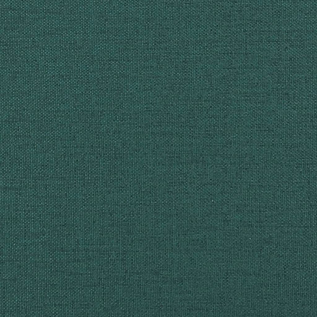vidaXL Bench Dark Green 100x75x76 cm Fabric