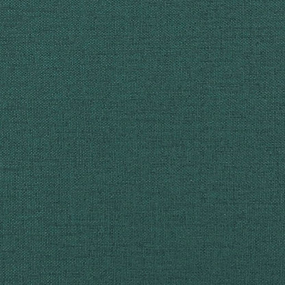 vidaXL Bench Dark Green 100x75x76 cm Fabric