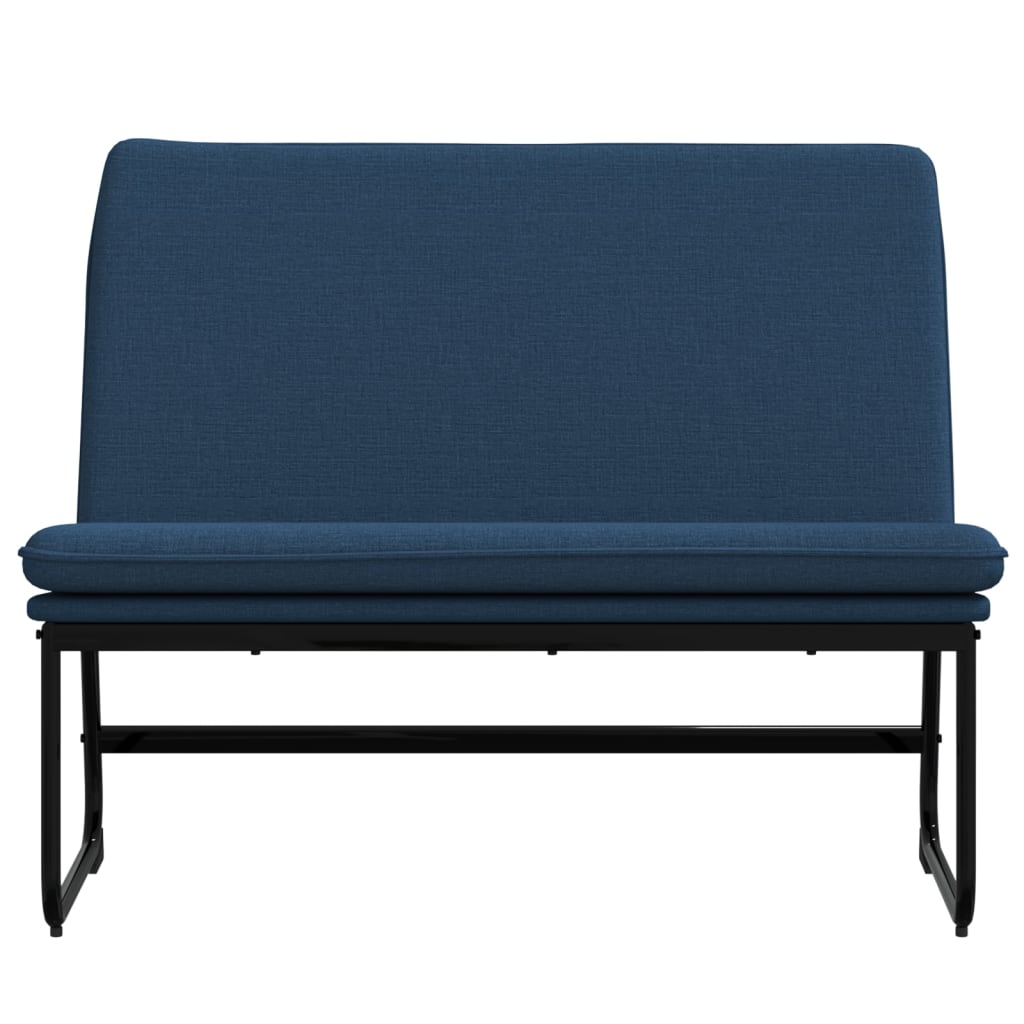vidaXL Bench Blue 100x75x76 cm Fabric