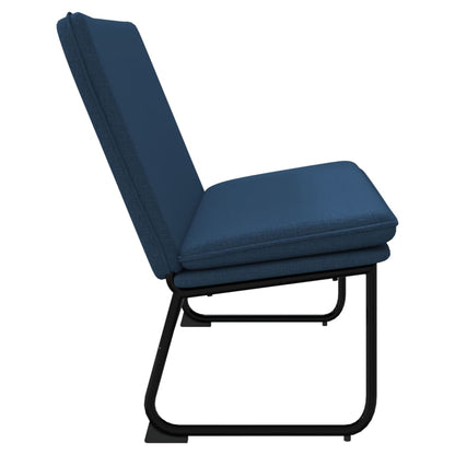 vidaXL Bench Blue 100x75x76 cm Fabric