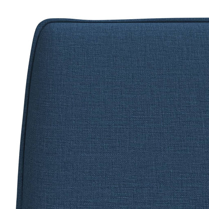 vidaXL Bench Blue 100x75x76 cm Fabric