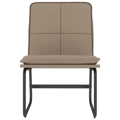 vidaXL Lounge Chair Cappuccino 54x75x76 cm Faux Leather