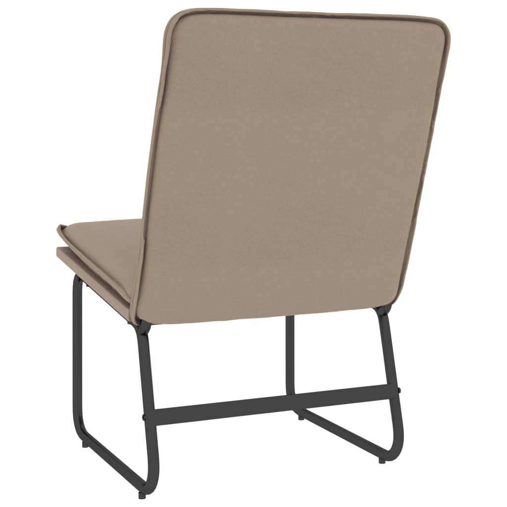 vidaXL Lounge Chair Cappuccino 54x75x76 cm Faux Leather
