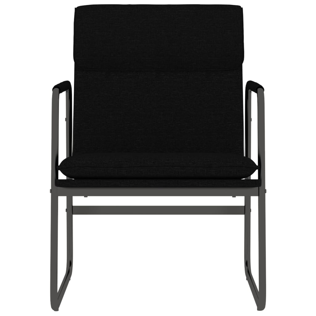 vidaXL Lounge Chair Black 55x64x80 cm Fabric