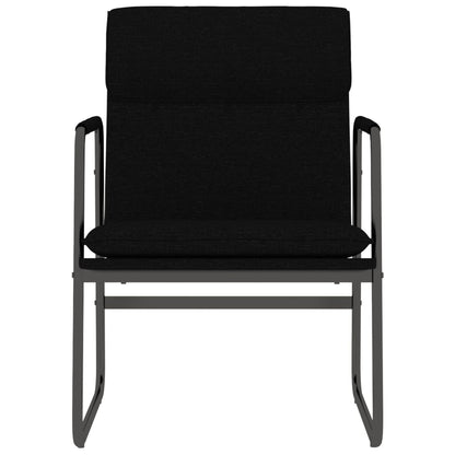 vidaXL Lounge Chair Black 55x64x80 cm Fabric