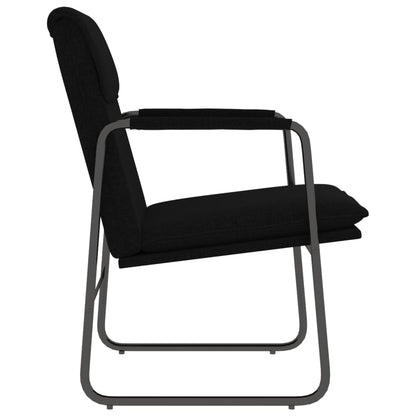 vidaXL Lounge Chair Black 55x64x80 cm Fabric