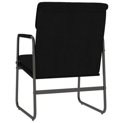 vidaXL Lounge Chair Black 55x64x80 cm Fabric