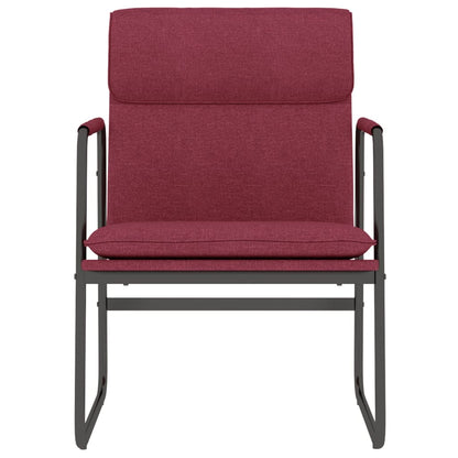 vidaXL Lounge Chair Wine Red 55x64x80 cm Fabric