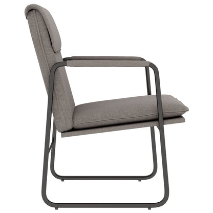 vidaXL Lounge Chair Taupe 55x64x80 cm Fabric