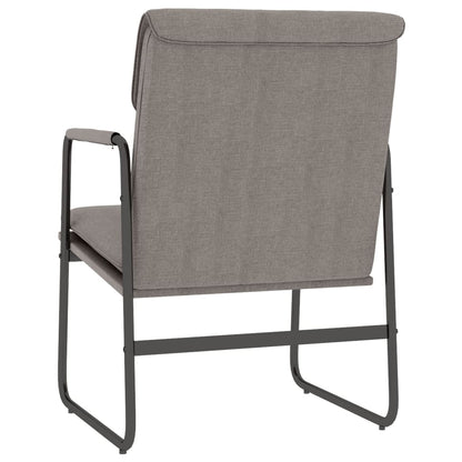 vidaXL Lounge Chair Taupe 55x64x80 cm Fabric