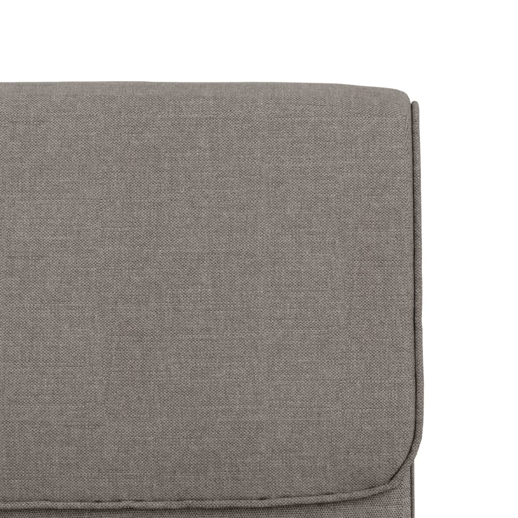 vidaXL Lounge Chair Taupe 55x64x80 cm Fabric