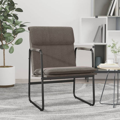 vidaXL Lounge Chair Taupe 55x64x80 cm Fabric