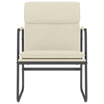 vidaXL Lounge Chair Cream 55x64x80 cm Faux Leather