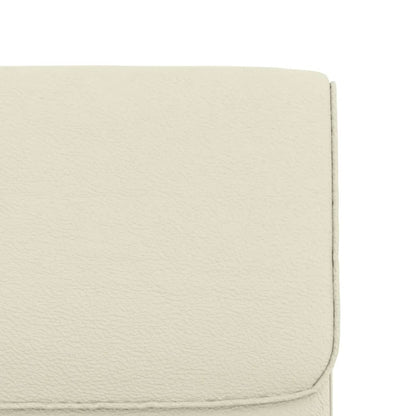 vidaXL Lounge Chair Cream 55x64x80 cm Faux Leather