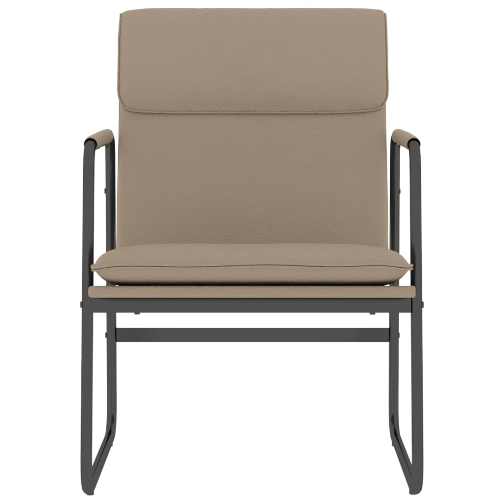 vidaXL Lounge Chair Cappuccino 55x64x80 cm Faux Leather