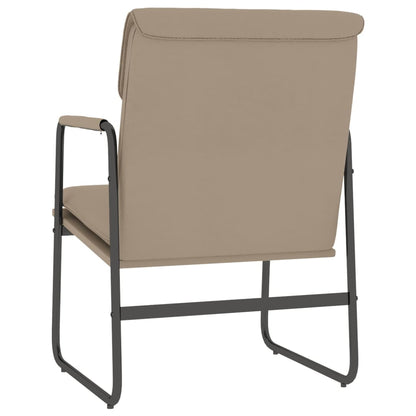 vidaXL Lounge Chair Cappuccino 55x64x80 cm Faux Leather