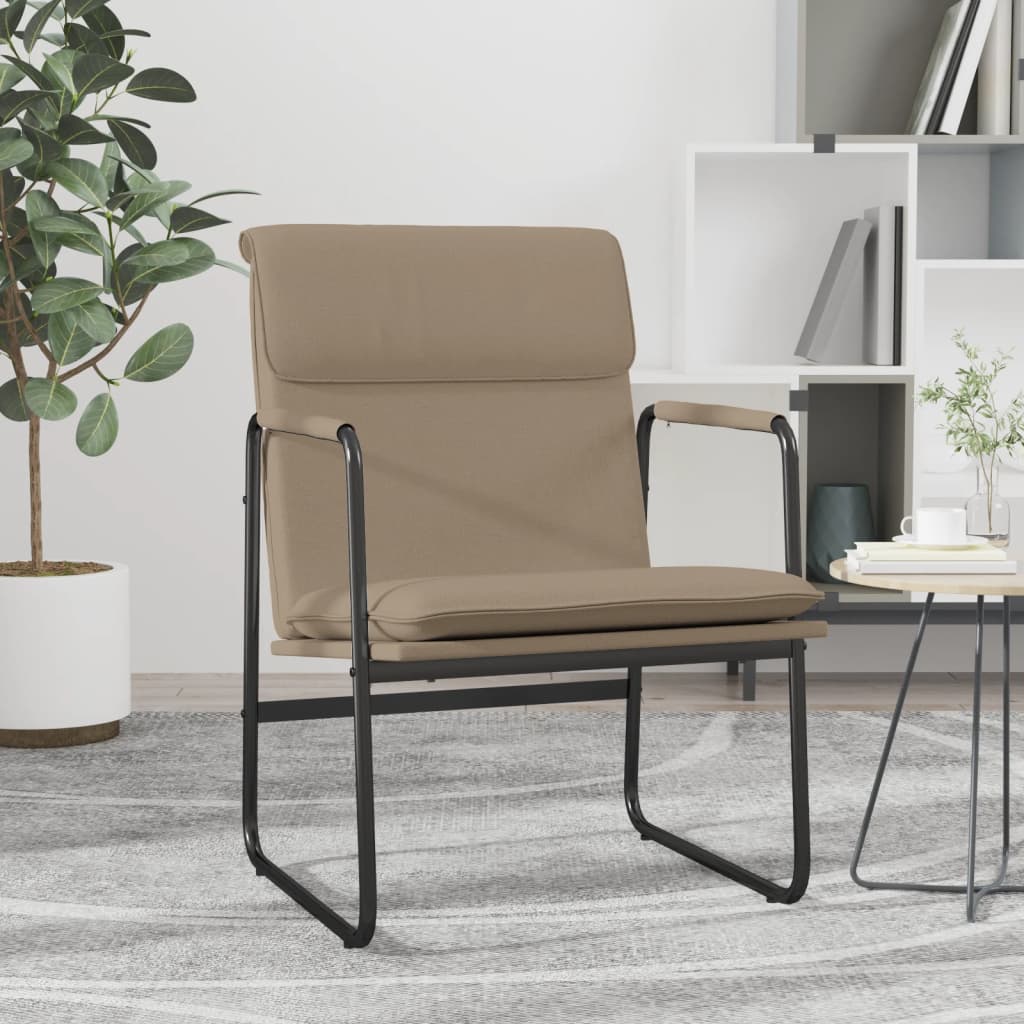 vidaXL Lounge Chair Cappuccino 55x64x80 cm Faux Leather