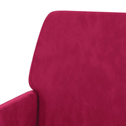 vidaXL Armchair Wine Red 62x79x79 cm Velvet