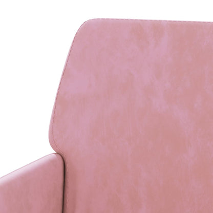 vidaXL Bench Pink 108x79x79 cm Velvet