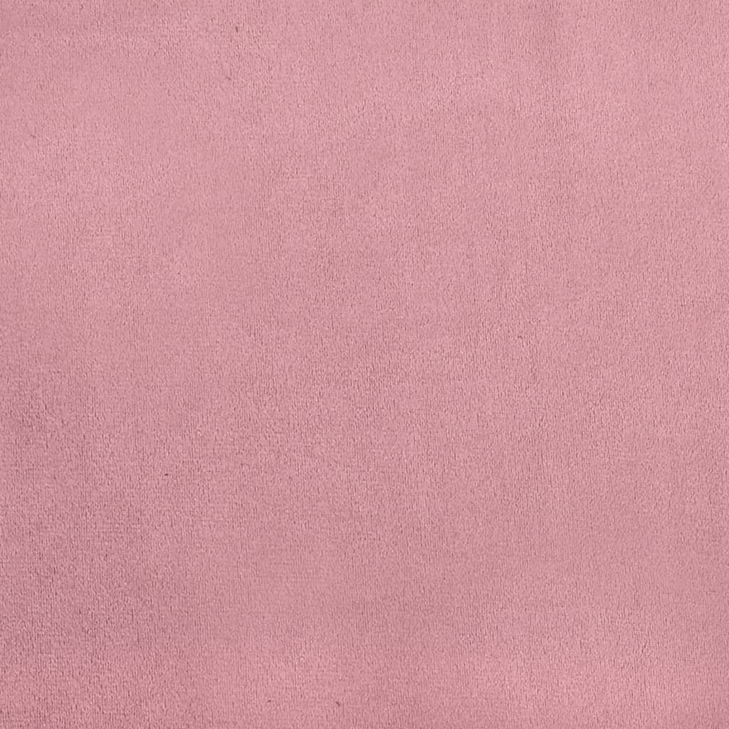 vidaXL Bench Pink 108x79x79 cm Velvet