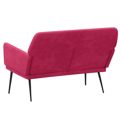 vidaXL Bench Wine Red 108x79x79 cm Velvet