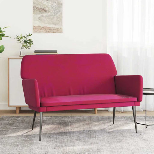 vidaXL Bench Wine Red 108x79x79 cm Velvet