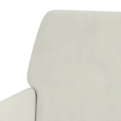 vidaXL Bench Cream 108x79x79 cm Velvet