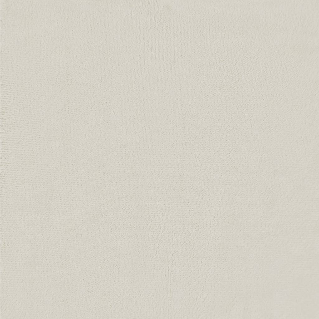 vidaXL Bench Cream 108x79x79 cm Velvet