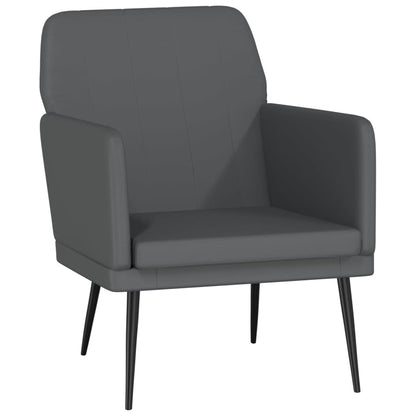 vidaXL Armchair Grey 61x78x80 cm Faux Leather