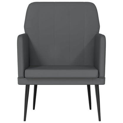 vidaXL Armchair Grey 61x78x80 cm Faux Leather
