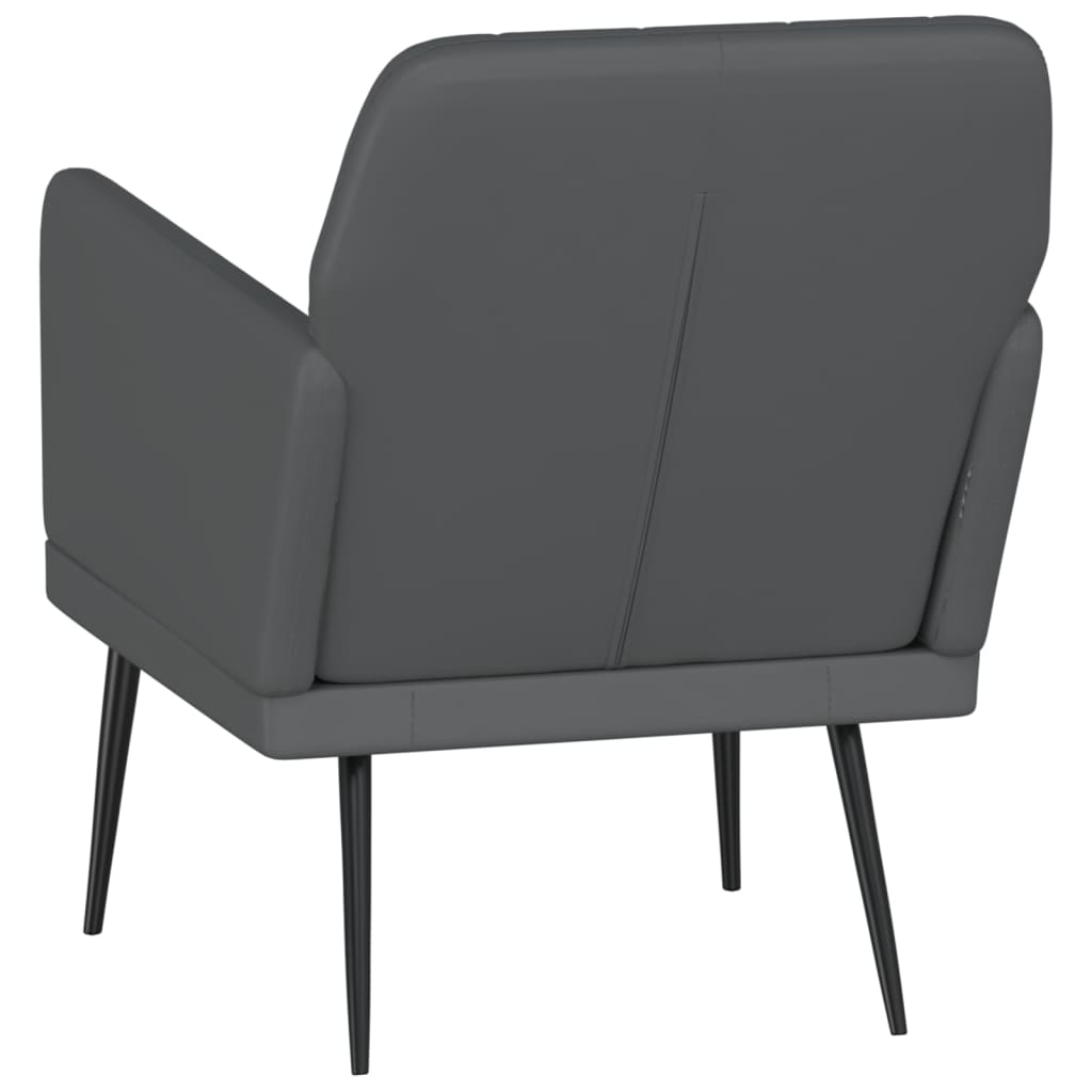 vidaXL Armchair Grey 61x78x80 cm Faux Leather