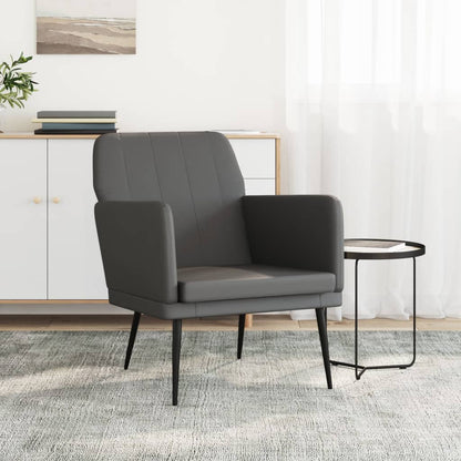vidaXL Armchair Grey 61x78x80 cm Faux Leather