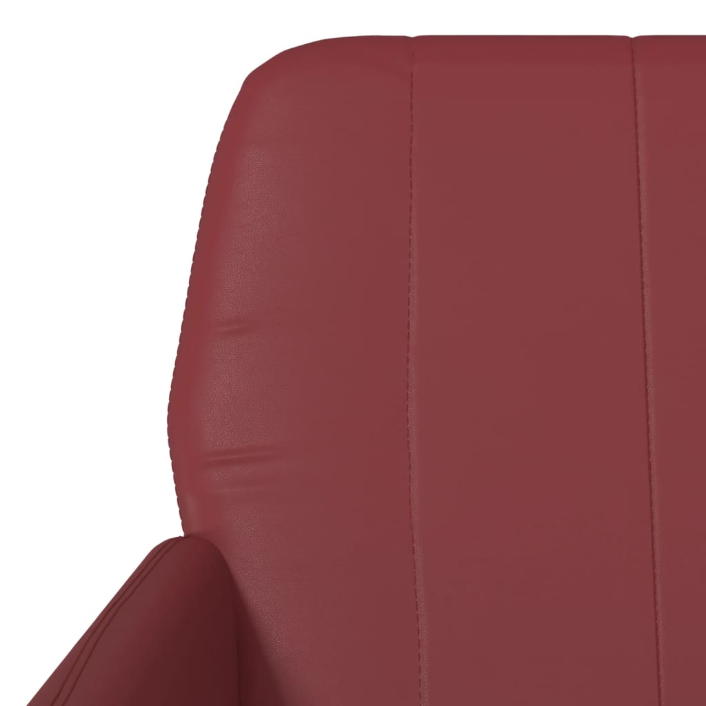 vidaXL Armchair Wine Red 61x78x80 cm Faux Leather
