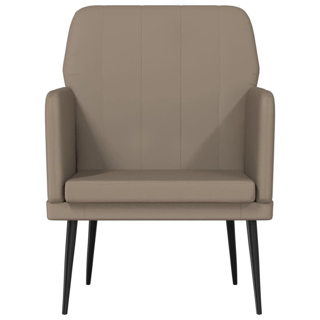 vidaXL Armchair Cappuccino 61x78x80 cm Faux Leather