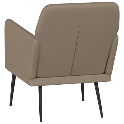 vidaXL Armchair Cappuccino 61x78x80 cm Faux Leather