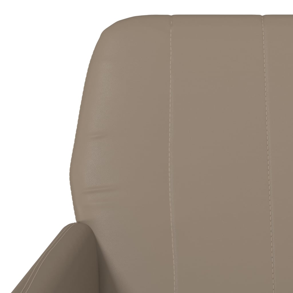 vidaXL Armchair Cappuccino 61x78x80 cm Faux Leather