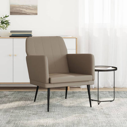 vidaXL Armchair Cappuccino 61x78x80 cm Faux Leather