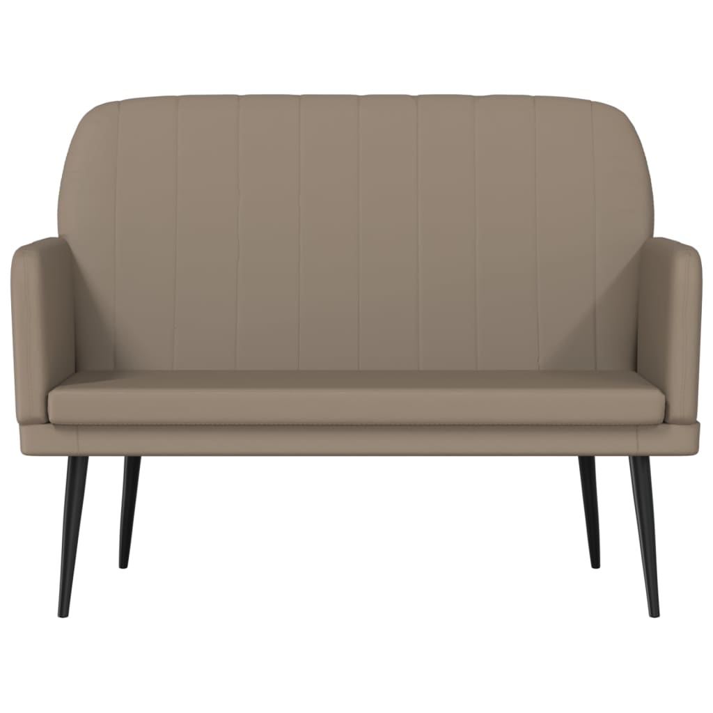 vidaXL Bench Cappuccino 107x80x81 cm Faux Leather