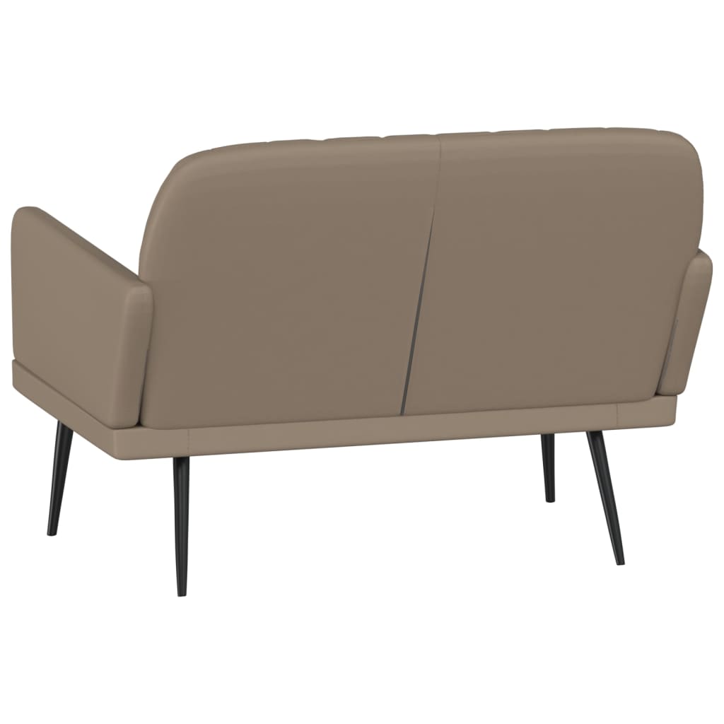 vidaXL Bench Cappuccino 107x80x81 cm Faux Leather