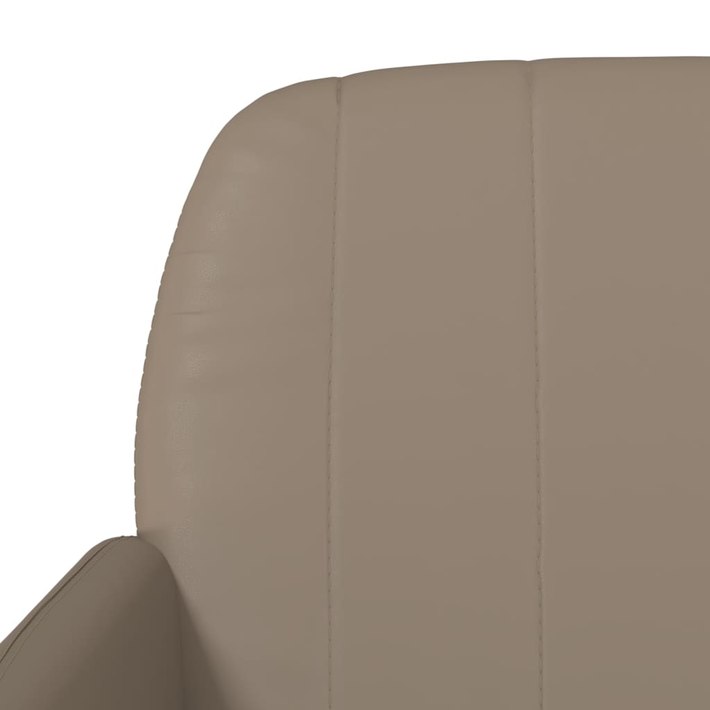 vidaXL Bench Cappuccino 107x80x81 cm Faux Leather