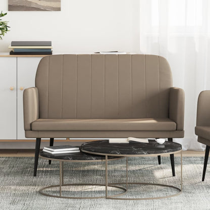 vidaXL Bench Cappuccino 107x80x81 cm Faux Leather