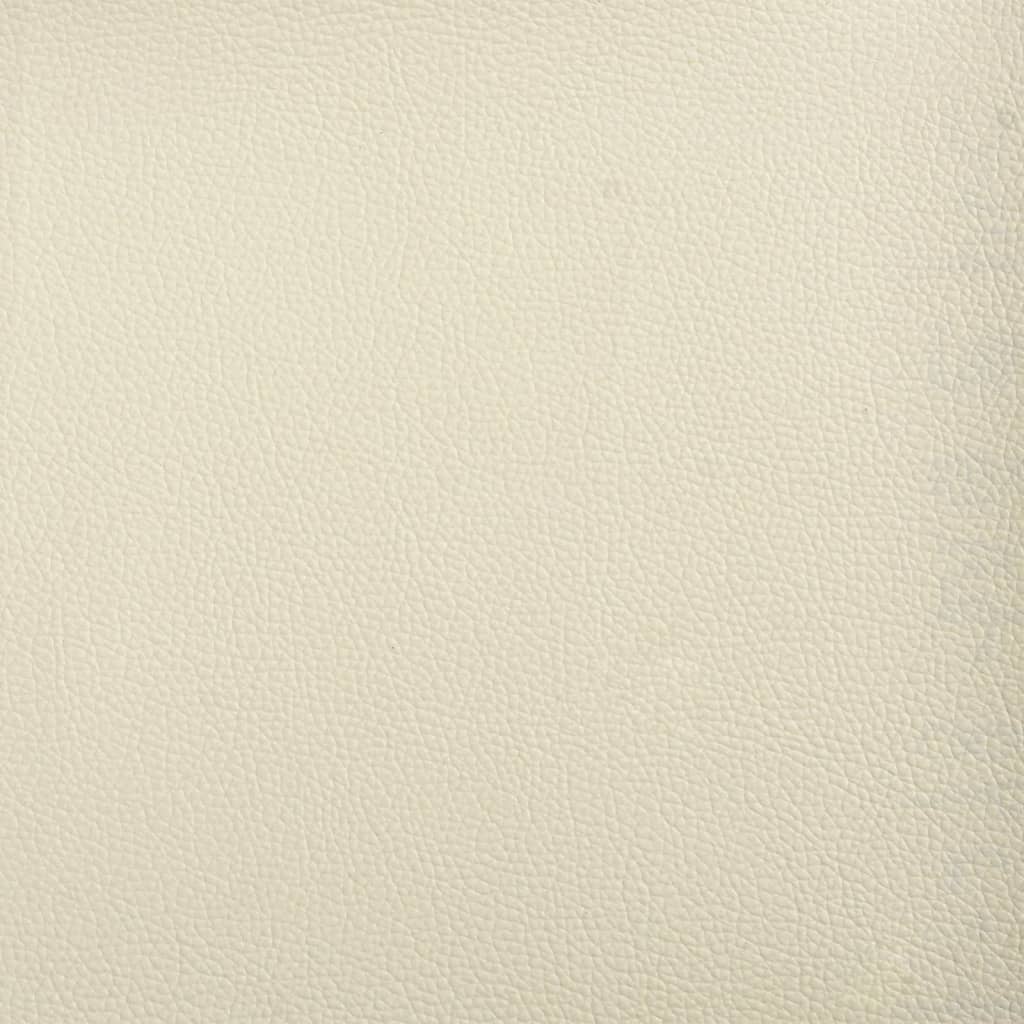 vidaXL Armchair Cream 63x76x80 cm Faux Leather