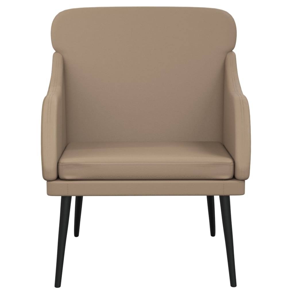 vidaXL Armchair Cappuccino 63x76x80 cm Faux Leather
