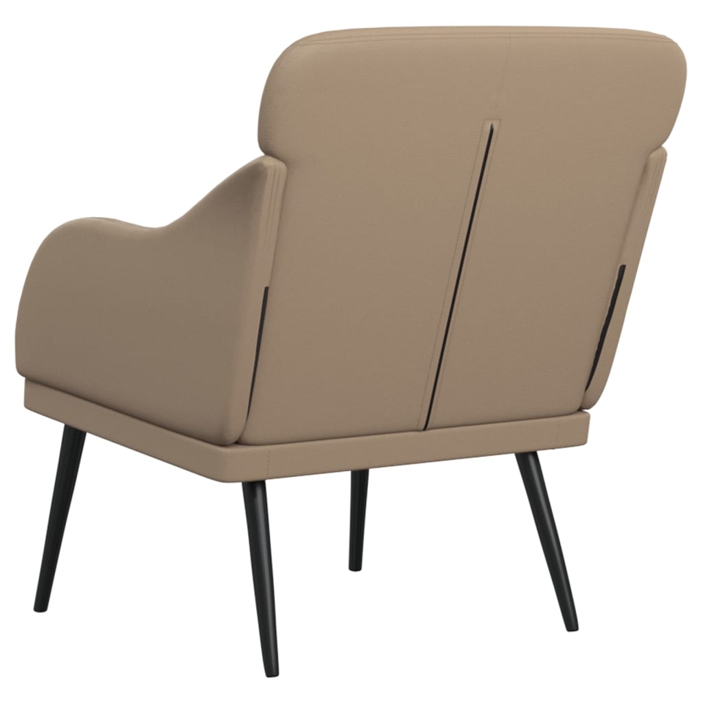 vidaXL Armchair Cappuccino 63x76x80 cm Faux Leather
