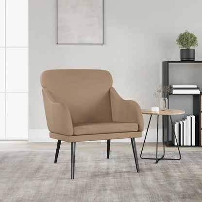 vidaXL Armchair Cappuccino 63x76x80 cm Faux Leather
