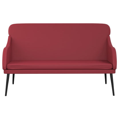 vidaXL Bench Wine Red 110x76x80 cm Faux Leather
