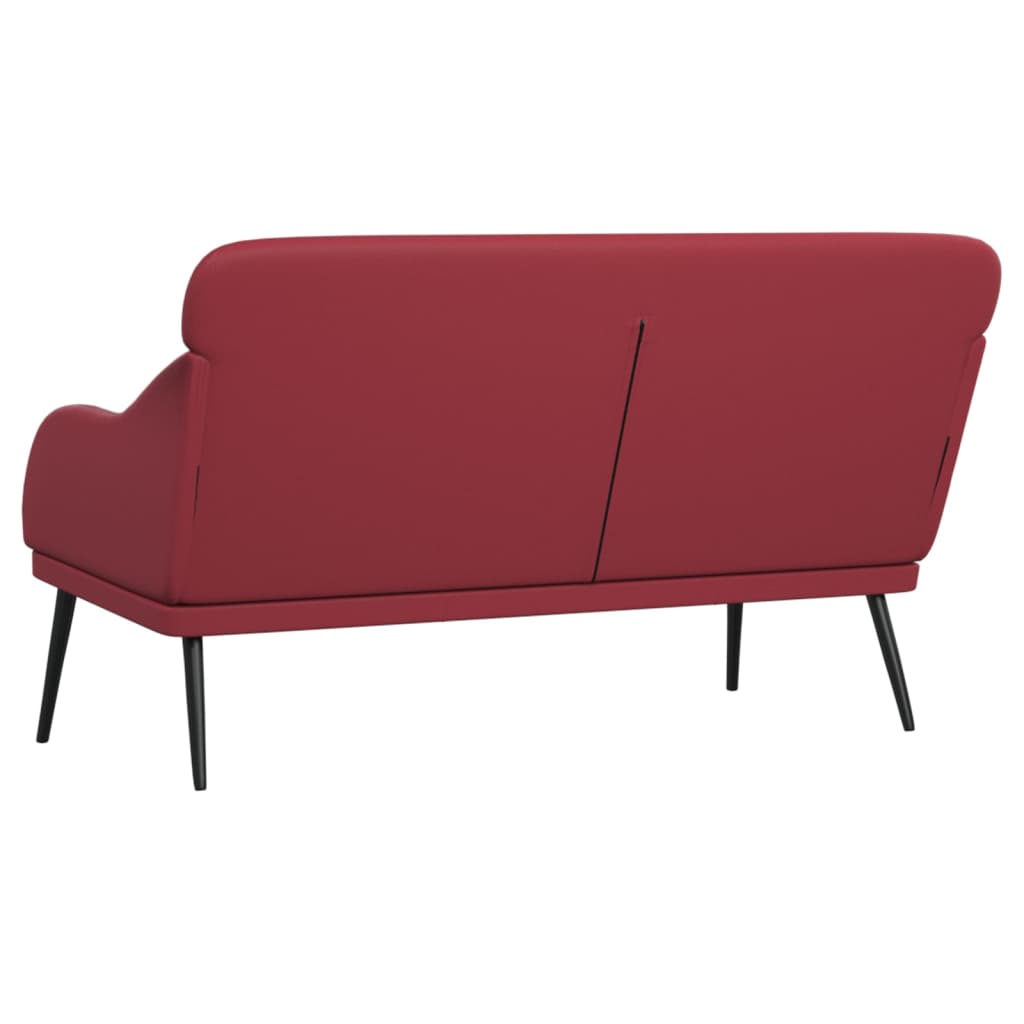 vidaXL Bench Wine Red 110x76x80 cm Faux Leather